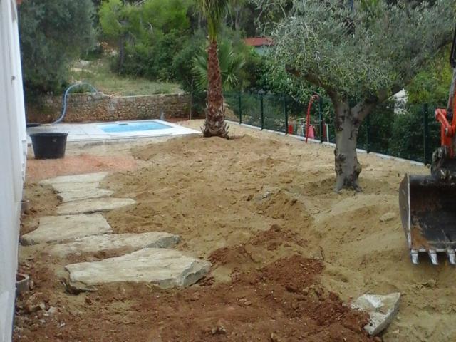 Réalisation d'un jardin méditerranéen à Bandol